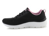 Damenschuhe SKECHERS GO WALK HYPER BURST SPACE INSIGHT BLACK/PINK 124578-BKPK