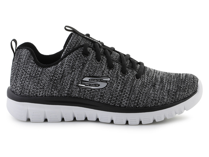Skechers Graceful Twisted Fortune 12614-BKW Black/White