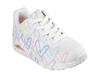 Skechers x JGoldcrown Uno - Spread the Love 155507-WPTQ WHT/PNK/TURQ