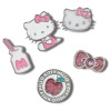 CROCS JIBBITZ NEW HELLO KITTY ELEVATED 5 PACK 10010555