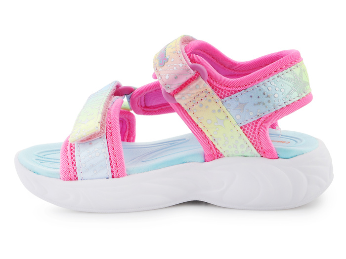 SKECHERS S-Lights Unicorn Dreams Sandal-Majestic Bliss 302682N-PKMT Pink/Multi