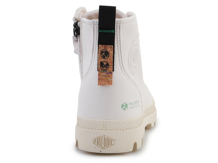 Palladium Pampa Hi Re Vegan Lth 74378-116-M Star White