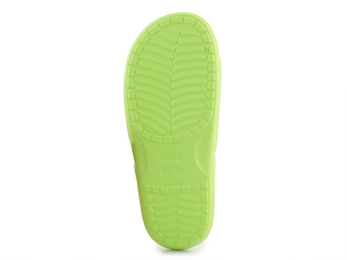  FEMALE FLIP-FLOPS CROCS CLASSIC SLIDE LIMEADE 206121-3UH