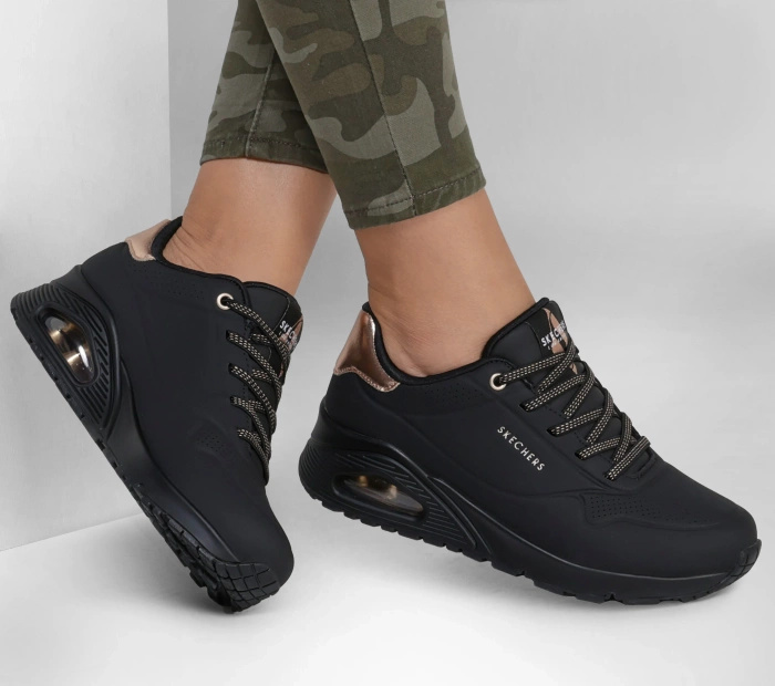 Skechers Uno - Shimer Away 155196-BBK Black