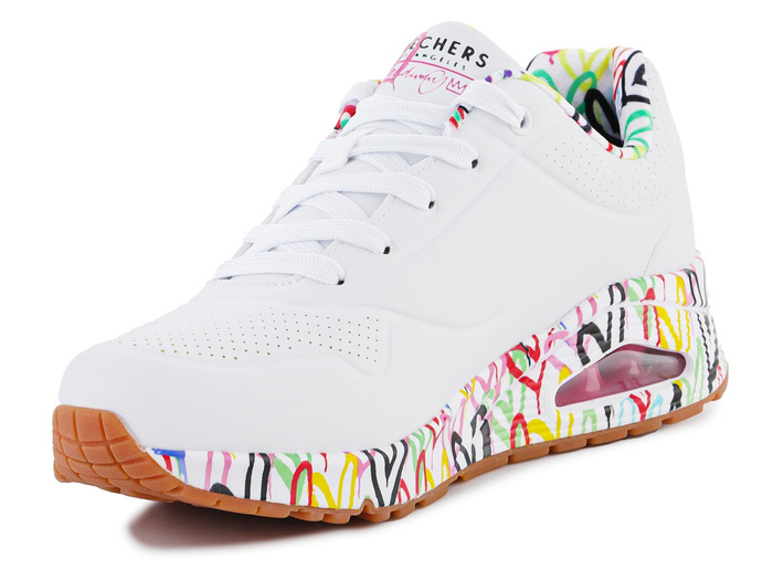 Skechers Uno Loving Love WHITE 155506-WHT