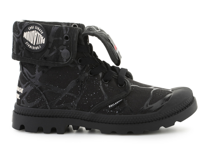 Palladium Stranger Things BAGGY HOPPER TUNNELS Women's 94625-008-M Black