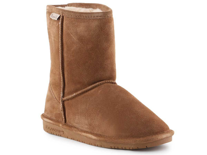 Kinder Winterschuhe BearPaw Emma Youth 608Y-920 Hickory Neverwet