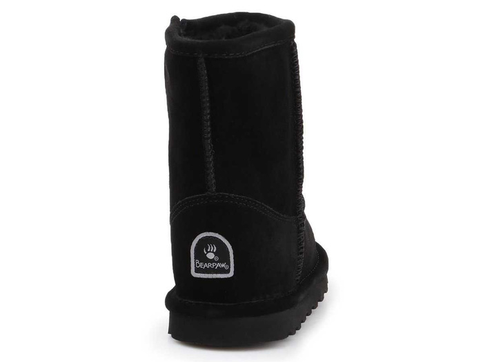 Shoes BearPaw Elle Toddler Zipper Black 1962TZ-011