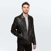 Cameleon Men's Leather Jacket Richard Black