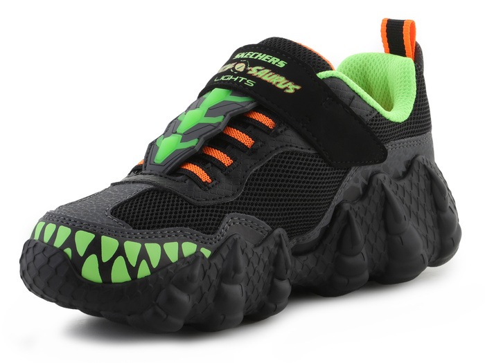 Skechers Skech-O-Saurus-Rapid-Dino 400112L-BKLM Black/Lime