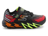 Skechers S-Lights Flex-Glow Bolt 400138L-BKRD Black/RED