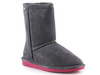 BearPaw Emma Youth 608Y-903 Charcoal Pom Berry