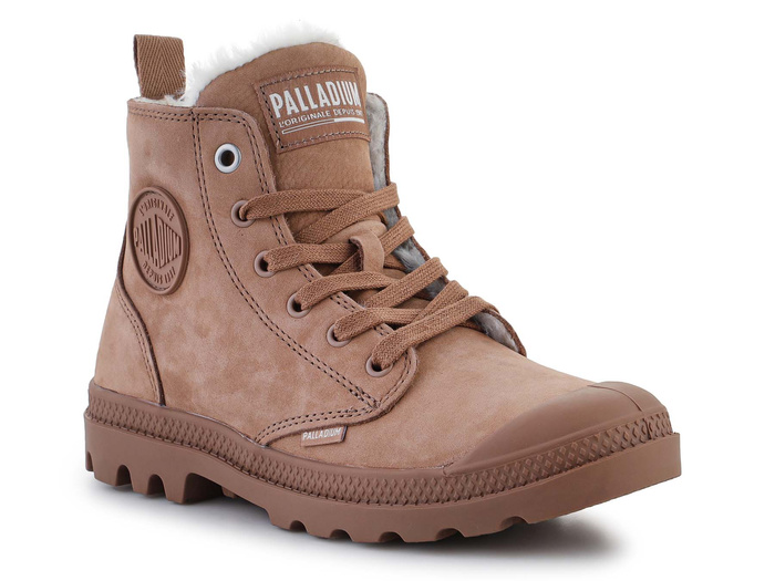 Palladium Pampa HI ZIP WL NUDE BROWN 95982-254-M