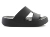 CROCS GETAWAY PLATFORM H- STRAP BLACK 209409-001