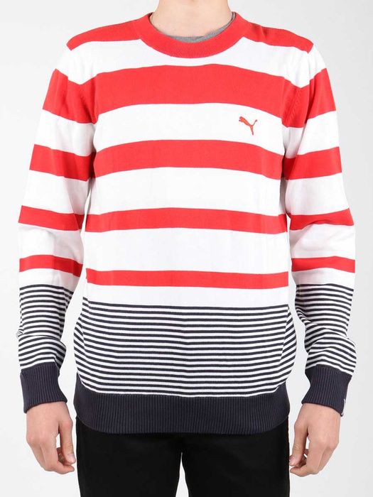 Pullover Puma Striped Sailing Sweater 554124-01