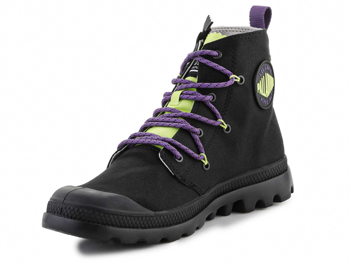 Palladium Pampa Lite Lace It Black/Wild lime 78353-099-M