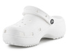 WOMEN slippers  CROCS CLASSIC PLATFORM CLOG 206750-100