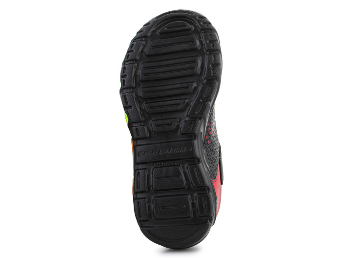 Skechers S-Lights Flex-Glow Bolt 400138L-BKRD Black/RED