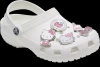 CROCS JIBBITZ NEW HELLO KITTY ELEVATED 5 PACK 10010555