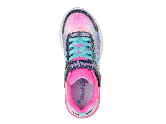 Skechers S-Lights Flutter Heart Lights - Simply Love 302315L-NVMT Navy/Multi