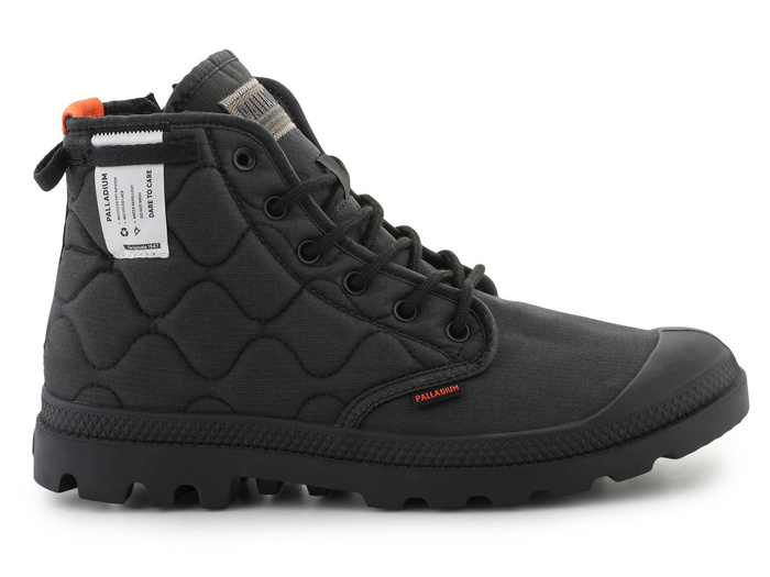 Palladium Pampa Re-Quilted 74386-008-M Black