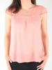 T-shirt Wrangler Capsleeve Tee Coral Peach W7337FDJX