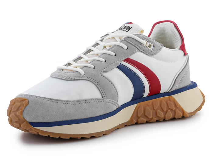 PALLADIUM TROOP RUNNER FLAME 74487-160-M White/Chili/Blue