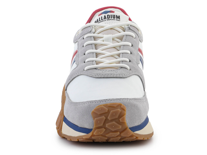 PALLADIUM TROOP RUNNER FLAME 74487-160-M White/Chili/Blue