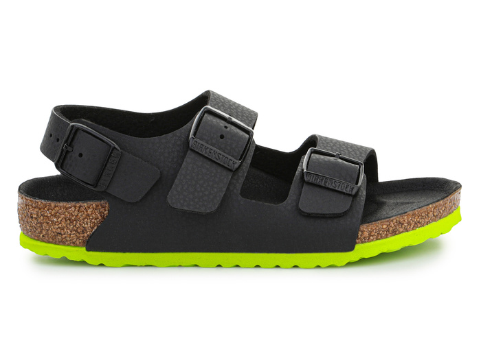 Birkenstock Milano Kinder Desert Soil Black Lime 1022129