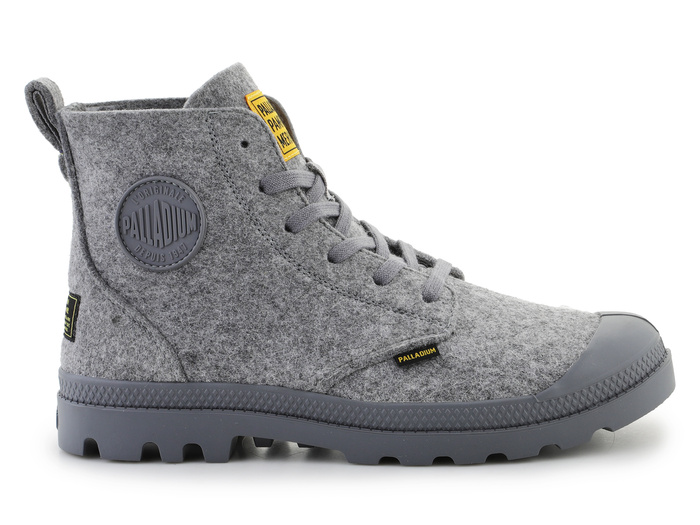 Palladium Pampa Hi Merino 74377-027-M Grey