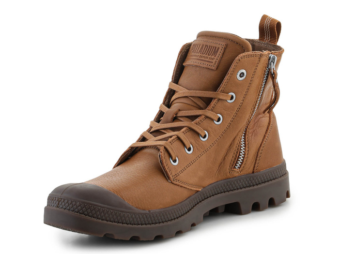 Palladium Pampa Zip Lth Ess 76888-252-M Dear Brown