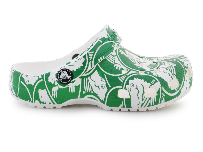 Crocs Classic Duke Print Clog K 210007-3WH Green Ivy