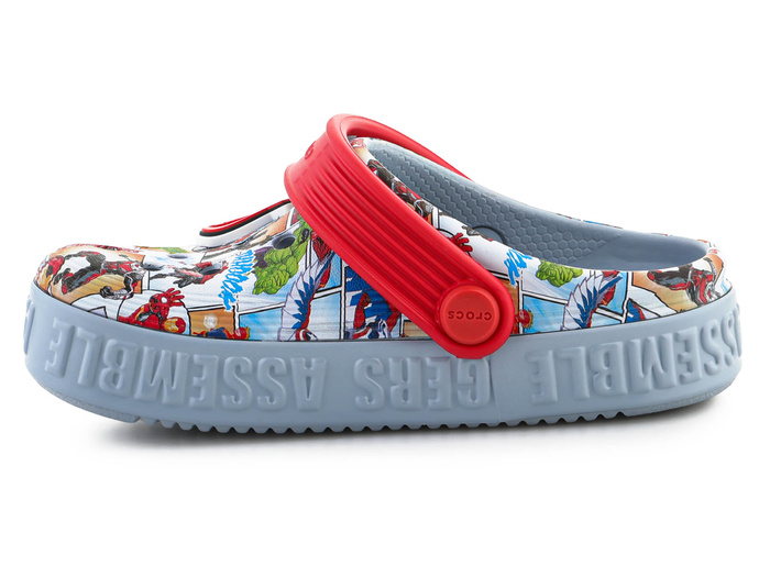 Crocs Avengers Off Court Clog T 209945-0ID Blue Grey