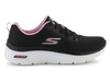 Damenschuhe SKECHERS GO WALK HYPER BURST SPACE INSIGHT BLACK/PINK 124578-BKPK