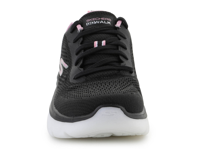 Damenschuhe SKECHERS GO WALK HYPER BURST SPACE INSIGHT BLACK/PINK 124578-BKPK