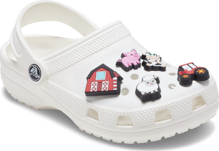 CROCS JIBBITZ NEW CUTESEY FARM ANIMAL 5 PACK 10011402 