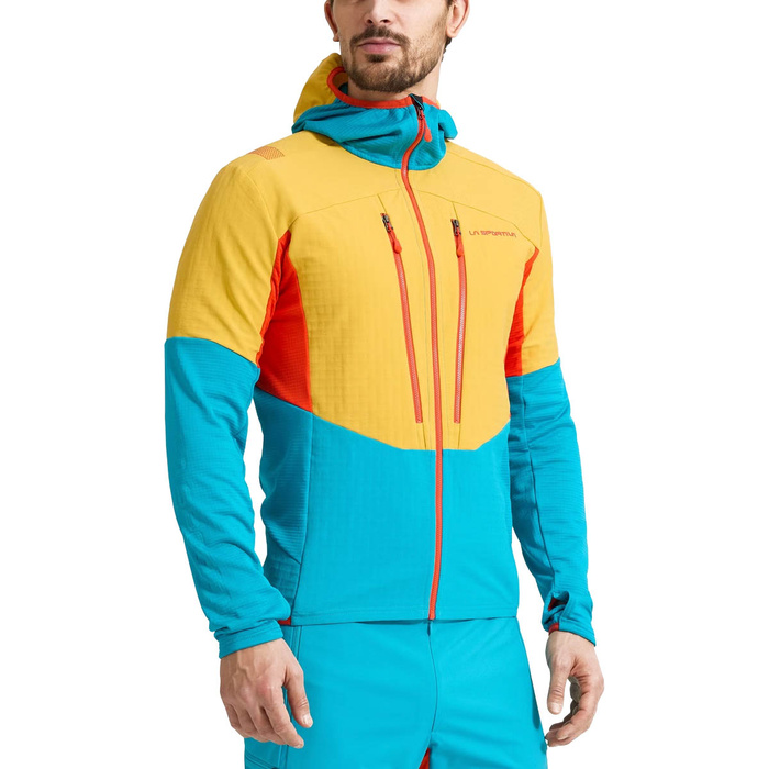 La Sportiva Session Tech Hoody M L70 614735 Tropic Blue/Bamboo