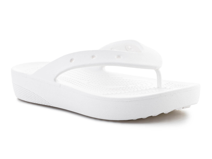 Crocs Classic Platform Flip W White 207714-100