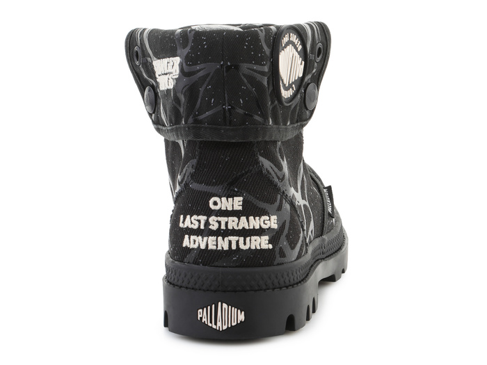 Palladium Stranger Things BAGGY HOPPER TUNNELS Women's 94625-008-M Black