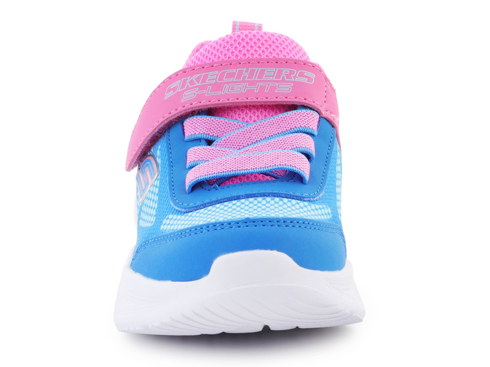 Skechers S Lights-Skechers Sola Glow - Ombre Deluxe 303714N-HPBL Hot Pink/Blue