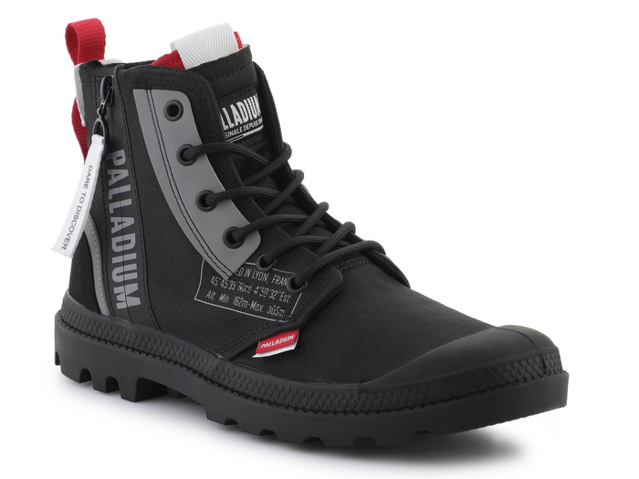Palladium PAMPA HI DARE ZIP 79515-010-M Black/Black,