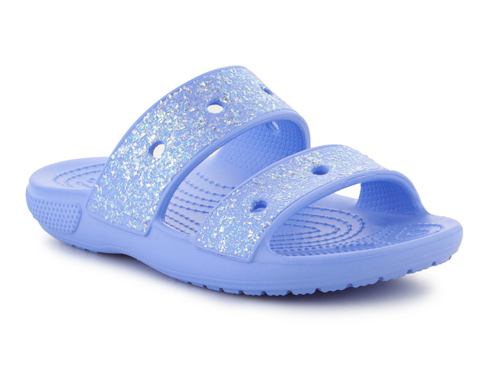 CROCS CLASSIC GLITTER SANDAL KIDS MOON JELLY 207788-5Q6