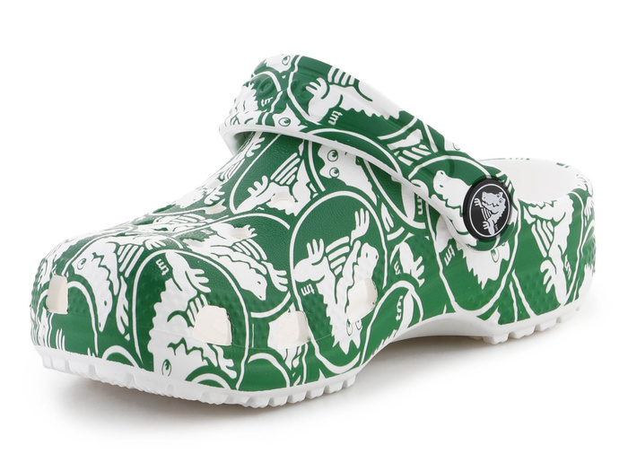 Crocs Classic Duke Print Clog T 210008-3WH Green Ivy