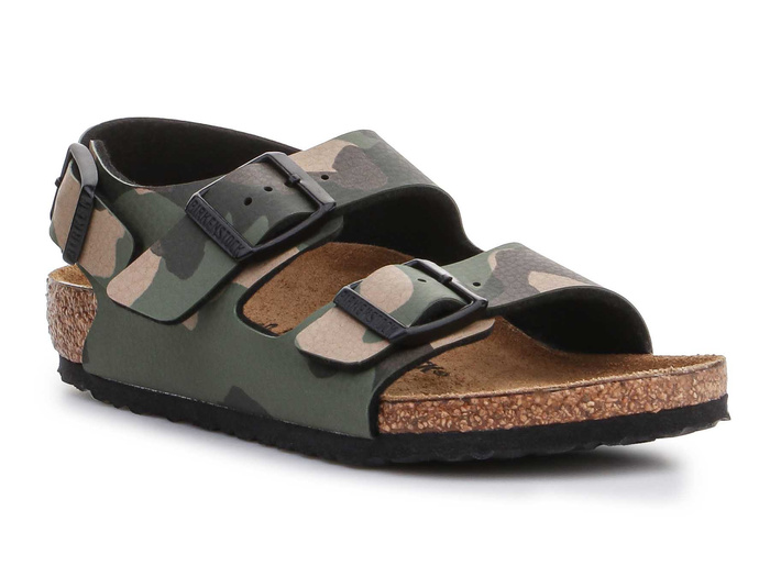 Schuhe Birkenstock Milano Kinder Desert Soil Camo Khaki 1017378