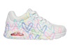 Skechers x JGoldcrown Uno - Spread the Love 155507-WPTQ WHT/PNK/TURQ