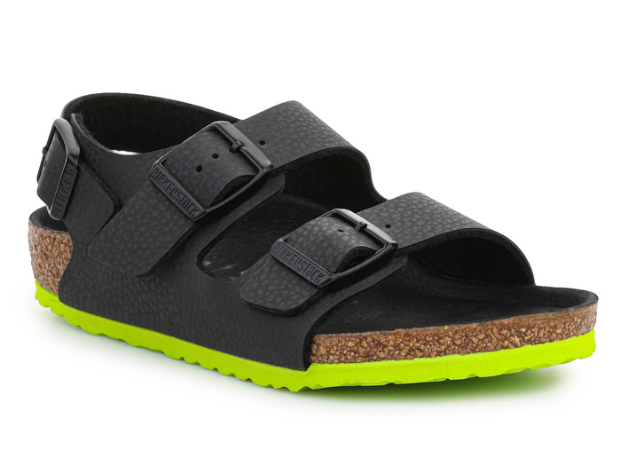 Birkenstock Milano Kinder Desert Soil Black Lime 1022129