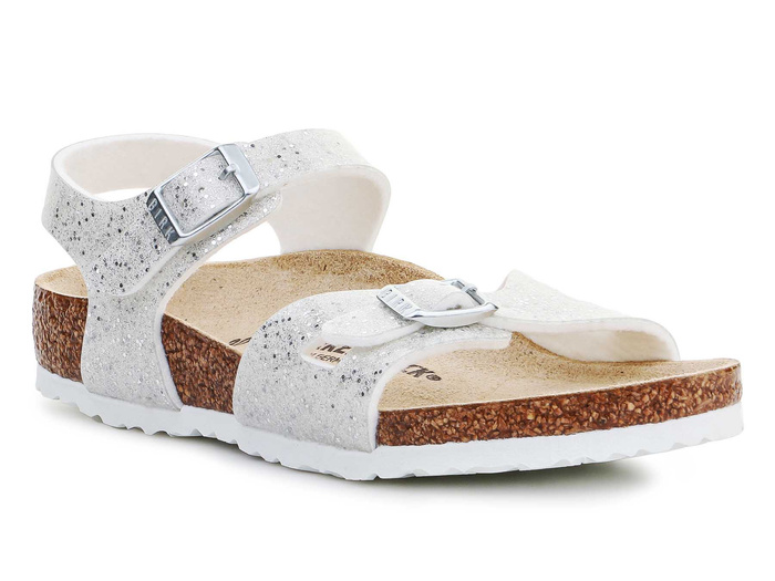 Sandalen Birkenstock Rio Kids Cosmic Sparkle White 1022198