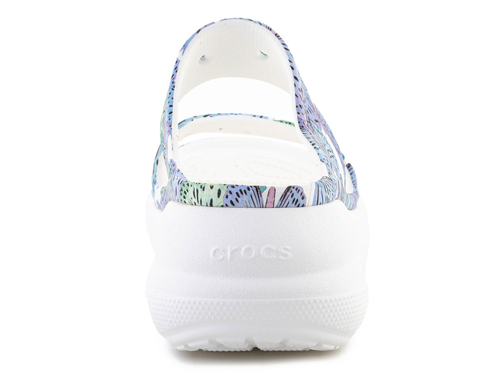 CROCS CLASSIC CRUSH BUTTERFLY SANDAL WHITE/MULTI 208247-94S