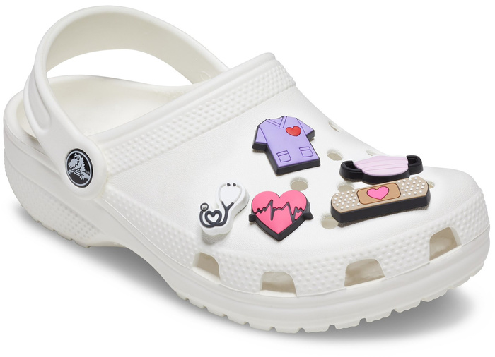 CROCS JIBBITZ HEALTH HEART 5 PACK 10010366