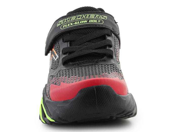 Skechers S-Lights Flex-Glow Bolt 400138L-BKRD Black/RED